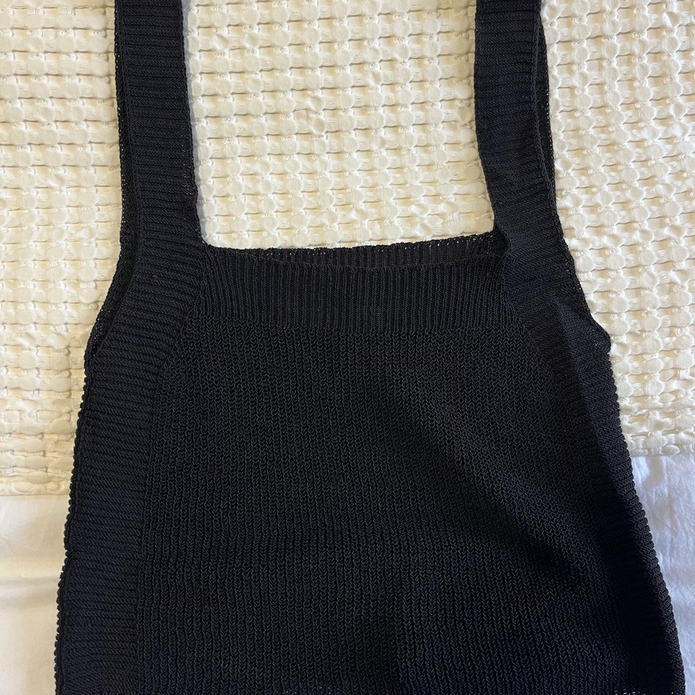 Zara Black Knit Tank Top